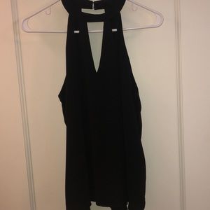 Black formal tank